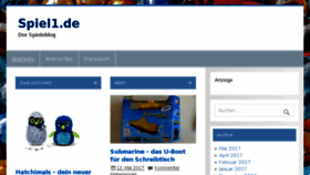 What Spiel1.de website looked like in 2017 (6 years ago)
