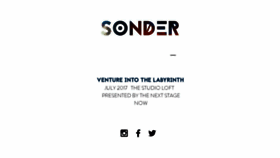 What Sonderimmersive.com website looked like in 2017 (6 years ago)