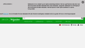 What Schneider-electric.no website looked like in 2017 (6 years ago)