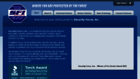 What Securityforceinc.com website looked like in 2017 (7 years ago)