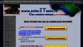 What Soferiteste.ro website looked like in 2017 (6 years ago)