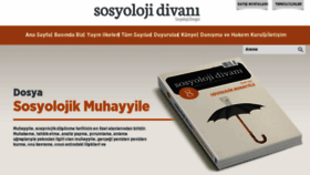 What Sosyolojidivani.com website looked like in 2017 (6 years ago)