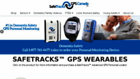 What Safetracksgps.com website looked like in 2017 (6 years ago)