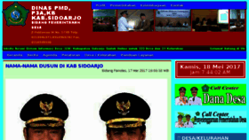 What Sid.sidoarjokab.go.id website looked like in 2017 (7 years ago)