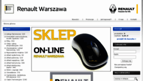 What Skleprenaultwarszawa.pl website looked like in 2017 (6 years ago)