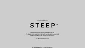 What Steep.com website looked like in 2017 (7 years ago)