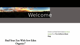 What Sowedenorganics.com website looked like in 2017 (6 years ago)