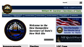 What Sos.nh.gov website looked like in 2017 (6 years ago)