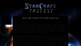 What Starcraftfastest.com website looked like in 2017 (6 years ago)