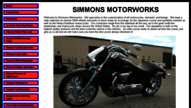 What Simmonsmotorworks.com website looked like in 2017 (6 years ago)