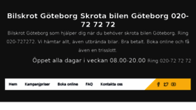 What Skrotbilscentralen.se website looked like in 2017 (7 years ago)