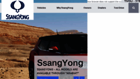 What Ssangyongegypt.com website looked like in 2017 (6 years ago)
