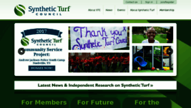 What Syntheticturfcouncil.org website looked like in 2017 (6 years ago)