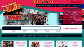 What Skechersfriendshipwalk.com website looked like in 2017 (6 years ago)