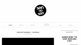 What Sennosen.com website looked like in 2017 (6 years ago)