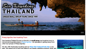 What Seakayaking-thailand.com website looked like in 2017 (6 years ago)