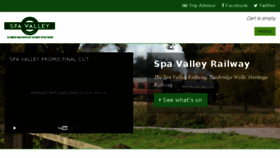 What Spavalleyrailway.co.uk website looked like in 2017 (6 years ago)