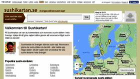 What Sushikartan.se website looked like in 2017 (6 years ago)