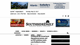 What Southsidedaily.com website looked like in 2017 (6 years ago)