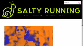 What Saltyrunning.com website looked like in 2017 (6 years ago)