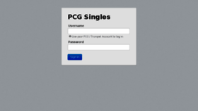 What Singles.pcog.org website looked like in 2017 (7 years ago)