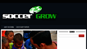 What Soccergrow.org website looked like in 2017 (7 years ago)
