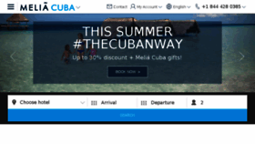 What Solmeliacuba.com website looked like in 2017 (6 years ago)