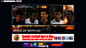 What Spanishfootballsports.blogspot.com website looked like in 2017 (6 years ago)