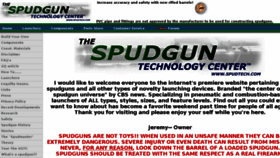 What Spudtech.com website looked like in 2017 (6 years ago)