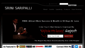 What Srinisaripalli.com website looked like in 2017 (6 years ago)