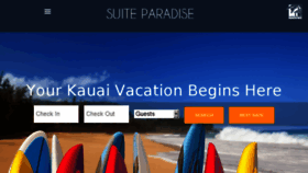 What Suite-paradise.com website looked like in 2017 (6 years ago)