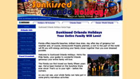 What Sunkissed-orlando-holidays.com website looked like in 2017 (6 years ago)