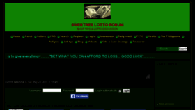 What Swertreslotto.forum-motion.com website looked like in 2017 (6 years ago)