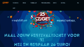 What Szigetfestival.nl website looked like in 2017 (6 years ago)