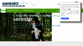 What Seresto.it website looked like in 2017 (6 years ago)