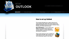 What Setup-outlook.com website looked like in 2017 (6 years ago)