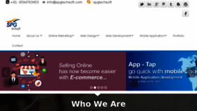 What Spgtechsoft.com website looked like in 2017 (6 years ago)