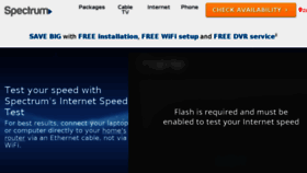 What Speedtest.bhn.net website looked like in 2017 (6 years ago)