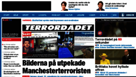 What Stockholm.expressen.se website looked like in 2017 (6 years ago)