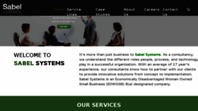 What Sabelsystems.com website looked like in 2017 (6 years ago)