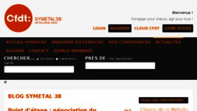 What Symetal38.fr website looked like in 2017 (6 years ago)