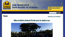 What Sfsaferoutes.org website looked like in 2017 (6 years ago)