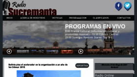 What Sucremanta.com website looked like in 2017 (6 years ago)