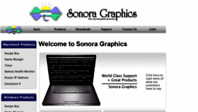 What Sonoragraphics.com website looked like in 2017 (7 years ago)