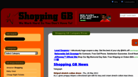 What Shoppinggb.com website looked like in 2011 (12 years ago)