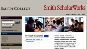 What Scholarworks.smith.edu website looked like in 2017 (6 years ago)