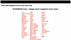 What Stagmags.com website looked like in 2017 (6 years ago)