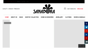 What Sanabora.com website looked like in 2017 (7 years ago)