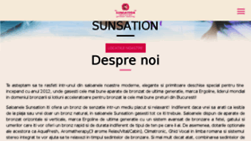 What Sunsation.ro website looked like in 2017 (6 years ago)
