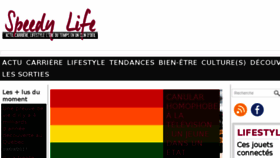 What Speedylife.fr website looked like in 2017 (6 years ago)